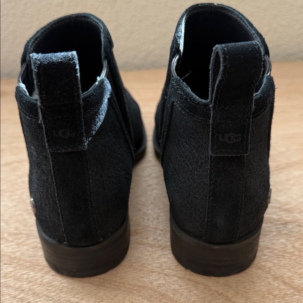 UGG Women's Black Suede Booties - Picture 4 of 6